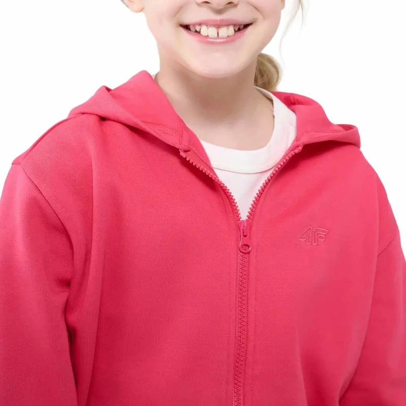 Duks s kapuco za otroke 4F, rožnat