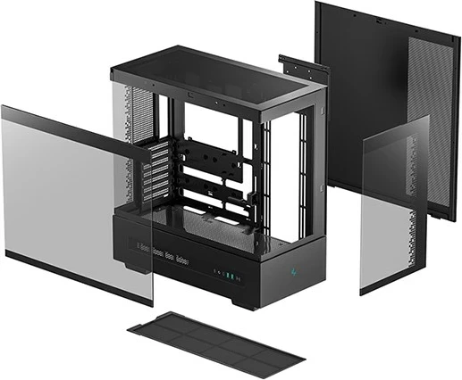 Računalniška ohišje DeepCool CH690 Tower, črno