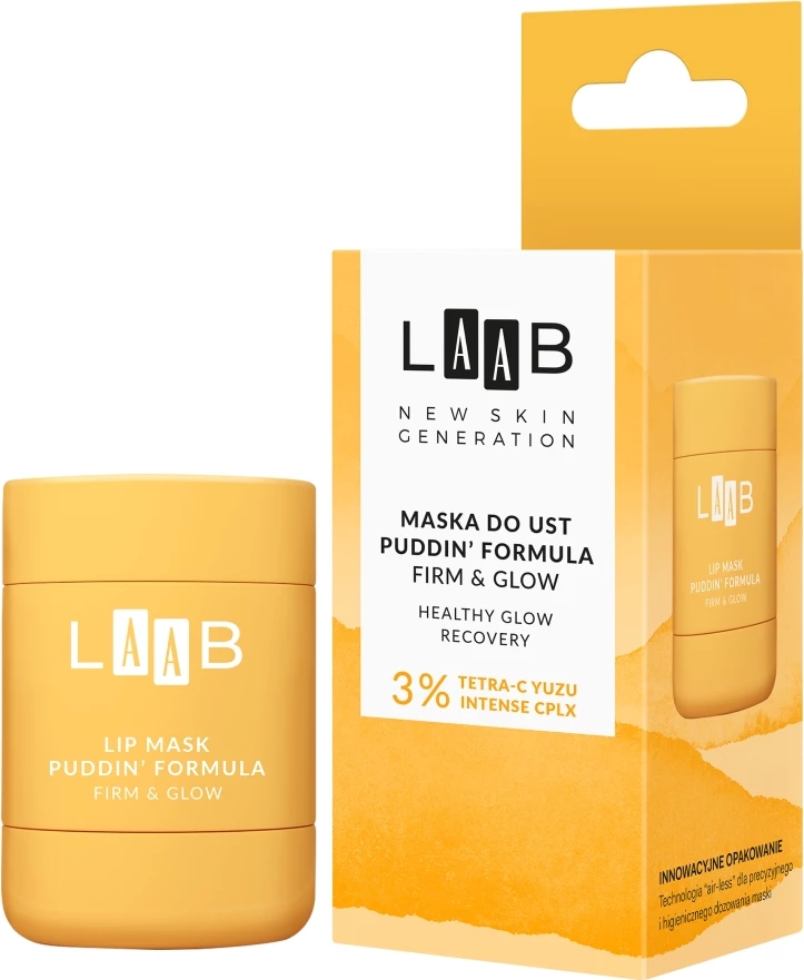 Maska za ustnice Tetra-C Yuzu, AA LAAB, za ženske, 15 g