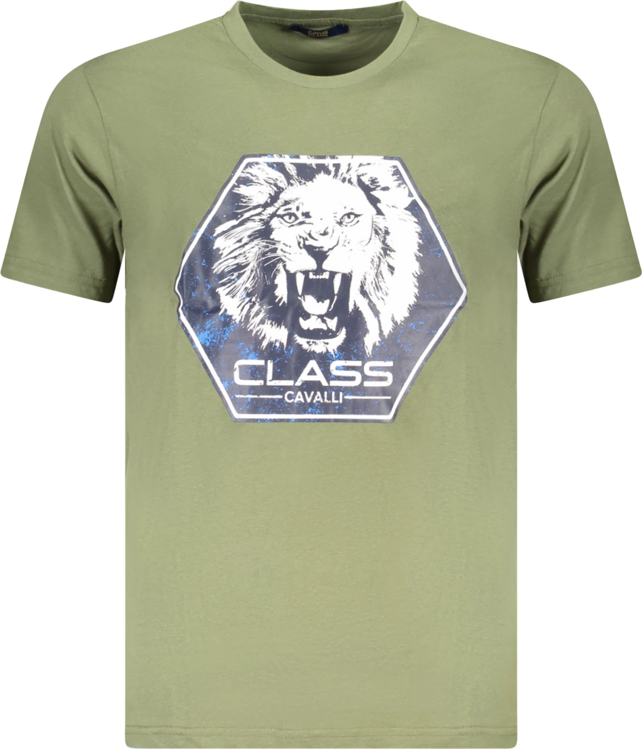 Majica za moške, zelena, CAVALLI CLASS