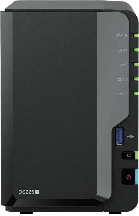NAS z dvema 4TB HAT3300-4T diskoma Synology DS225+ (2x 4TB)