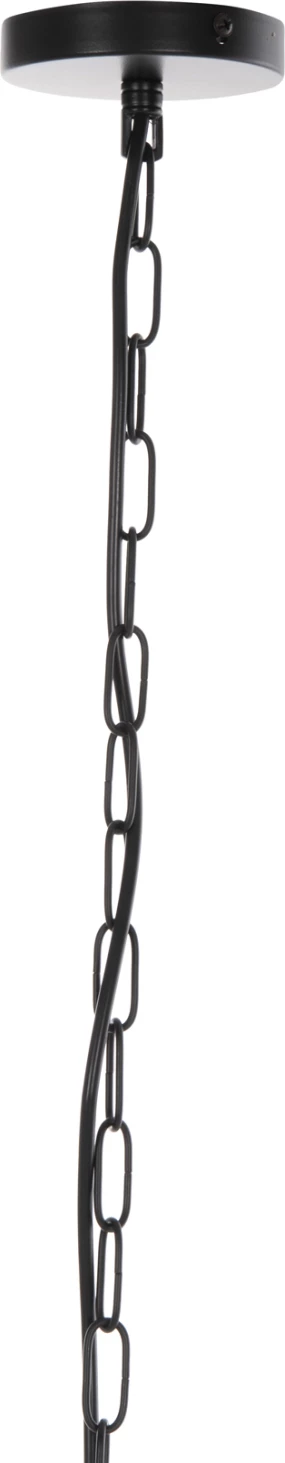 Stropna viseča svetilka FH4074 črna kovinska kapa Φ33x141Hcm
