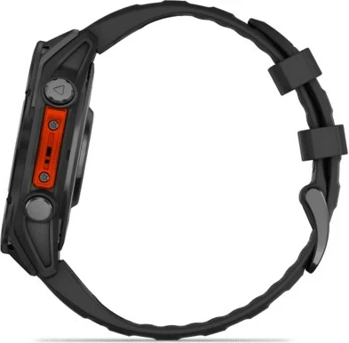 Pametna športna ura AMOLED 47 mm, GARMIN Fenix 8 Slate Grey & Black