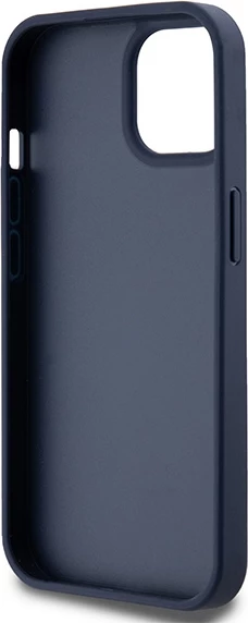 Ovitek za telefon DKNY Mono Stripe & Metal Logo za iPhone 15/14/13, modra