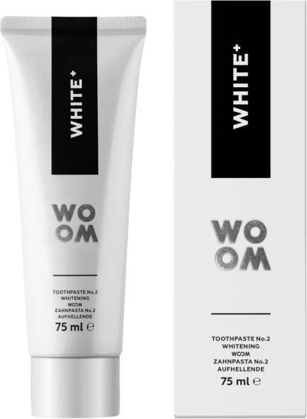 Zobna pasta za beljenje in dolgotrajno svežino Woom White+ 75 ml