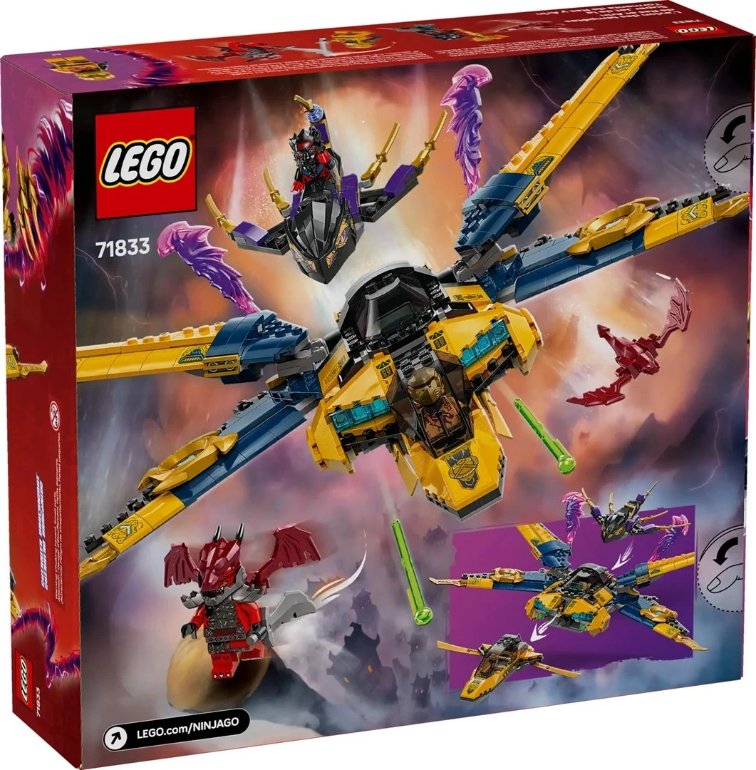 Super Storm Jet Ras in Arin, LEGO NINJAGO 71833, 510 kosov