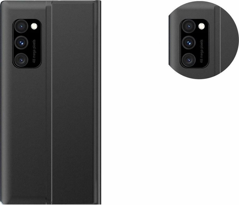 Zaščitni ovoj Hurtel Sleep Case za Poco M4 Pro 5G / Redmi Note 11S 5G / Redmi Note 11T 5G, s pokrovom in nosilcem, modra