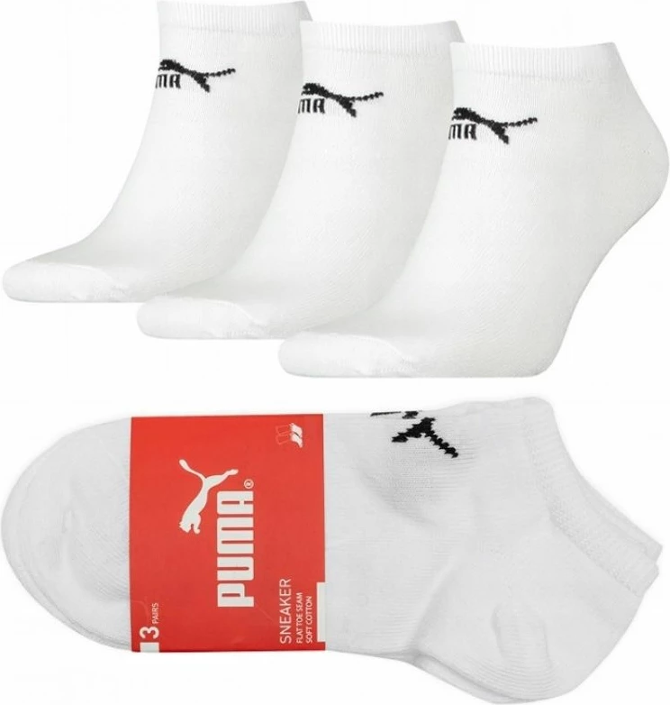 Športne nogavice Puma, bele