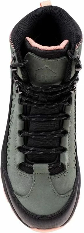 Planinske čevlje Engen Mid WP za ženske, Elbrus, črno-zelene