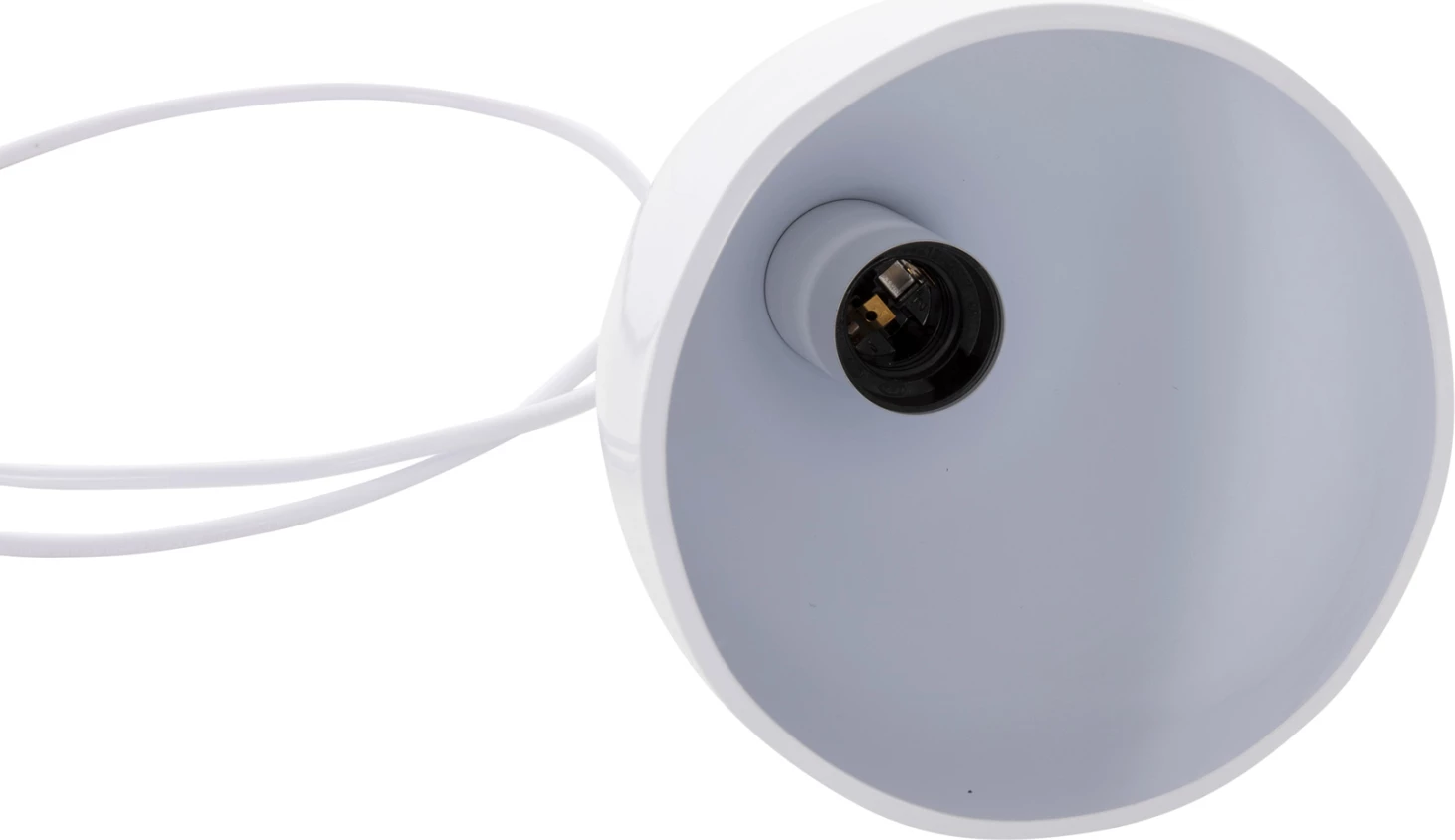 Stropna viseča svetilka FH4138 3-delna bela kovina Φ33x33-115Hcm