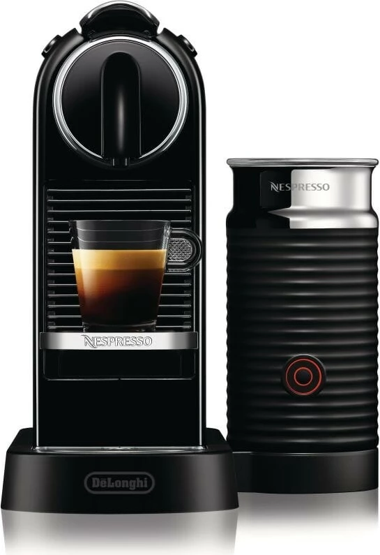 Aparat za kavo z mlečno peno DeLonghi Nespresso CitiZ & Milk, kapsule, 1 L, črn