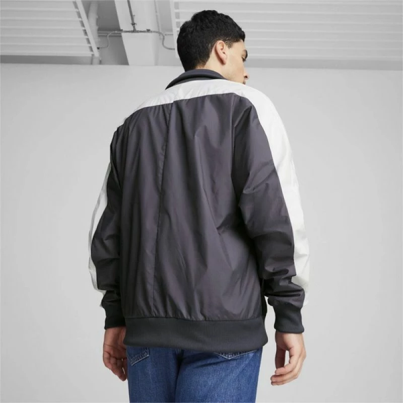 Športna jakna za moške Puma, siva