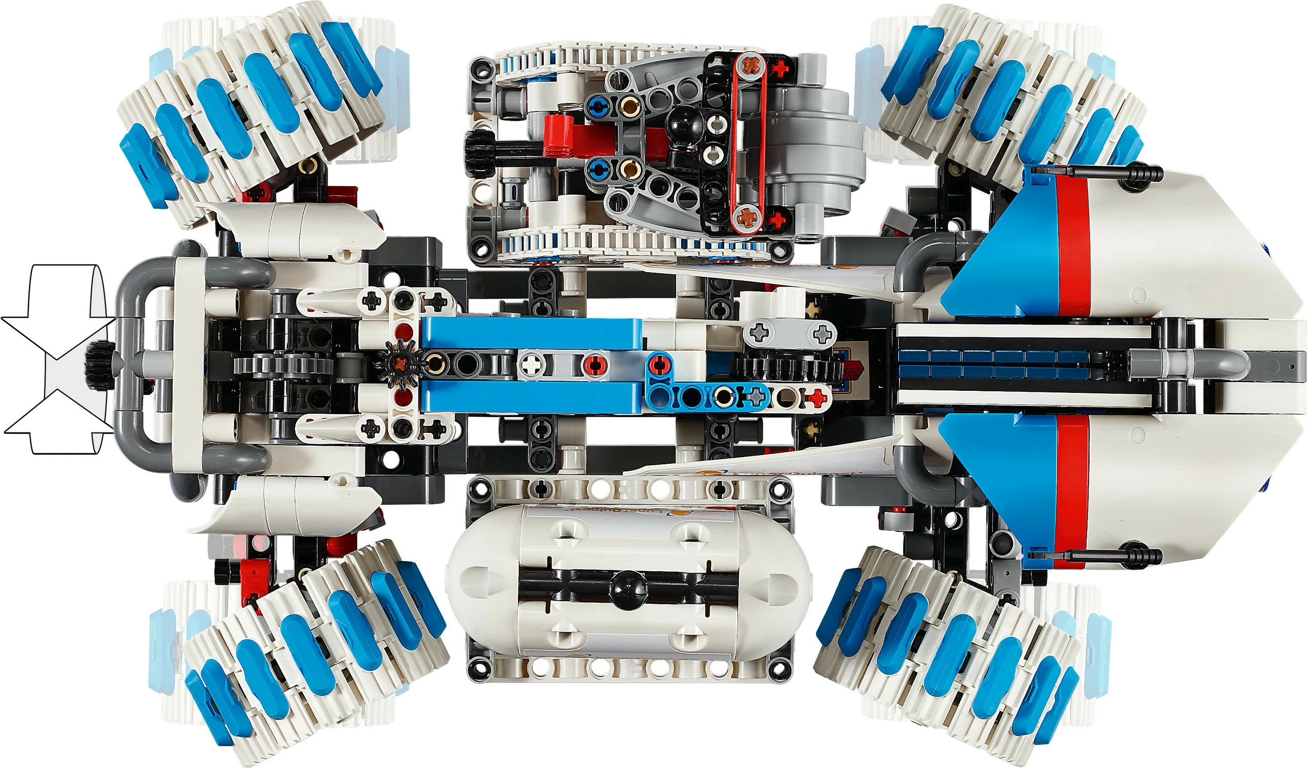Gradbeni set LEGO Technic Lunar Outpost 42211, 1082 kosov, večbarven