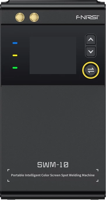 Prenosni 2‑v‑1 točkovni varilnik, FNIRSI SWM-10, 5000 mAh, 1200A, 1,8" TFT zaslon, powerbank, komplet dodatkov