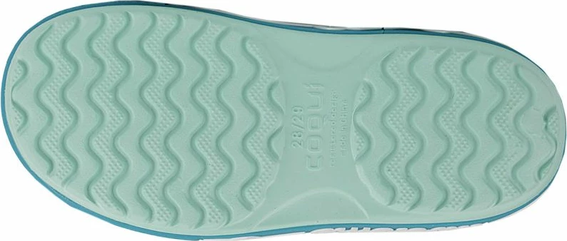 Sandali za otroke Coqui Yogi, modri in zeleni