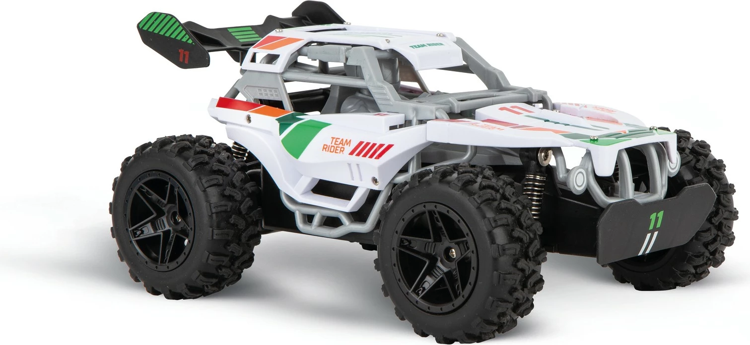 Buggy igralna avtomobil Carrera RC Team Rider, 2,4 GHz, električni, bel