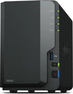 NAS Synology DiskStation DS223, namizni, Realtek RTD1619B, 2 GB DDR4