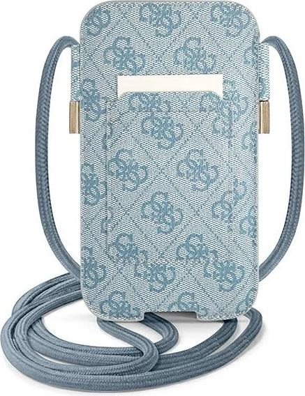 Ovitek za telefon 6,7", Guess GUPHL4GDBL, umetno usnje, moder