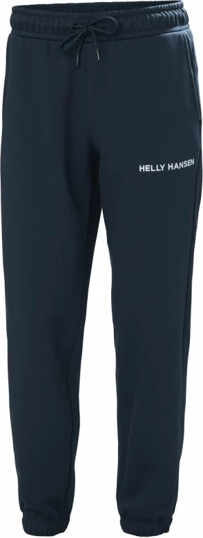 Hlače iz bombaža Helly Hansen za moške, modre