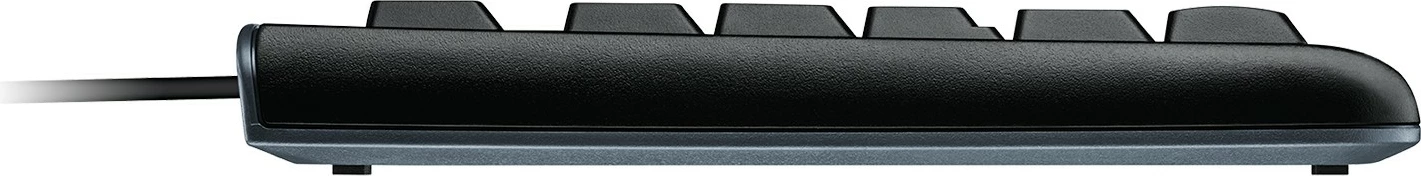 Tipkovnica in miška Logitech Desktop MK120, žična, USB, QWERTZ, črna