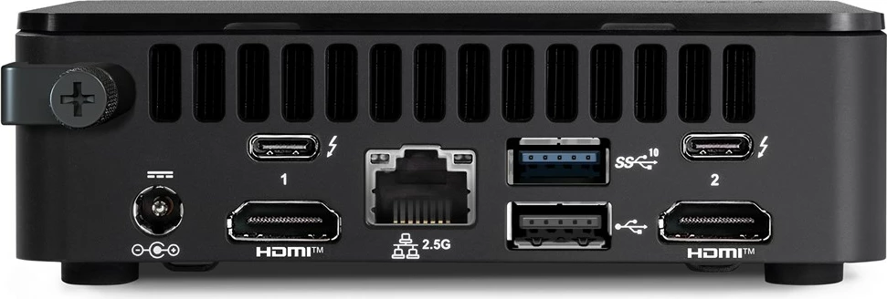 Mini PC ohišje ASUS RNUC13L3KV500002I, Intel Core i5-1350P, DDR4, M.2 SSD, Wi‑Fi 6E, črno