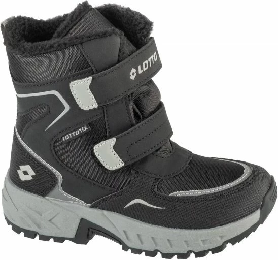 Zimske otroške čevlje Lotto, črni