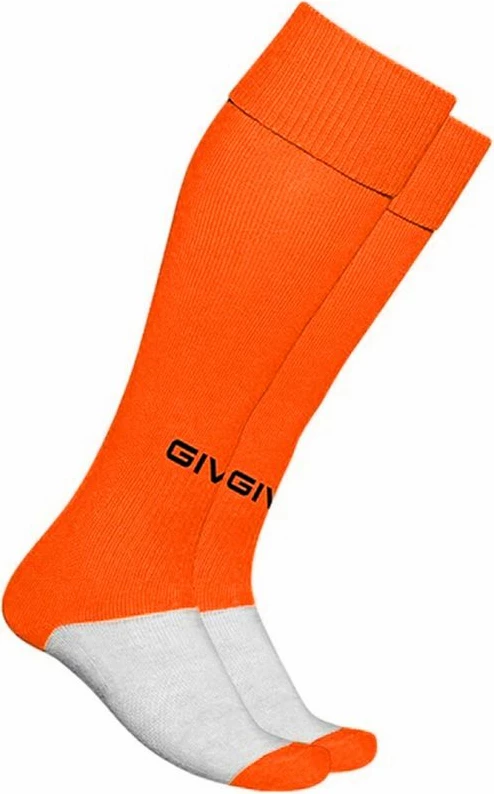 Nogometne nogavice za otroke Givova, oranžne