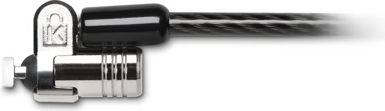 Zaklepna rešitev za prenosnike Kensington MicroSaver 2.0, ključ, ogljikovo jeklo, črno, srebrno