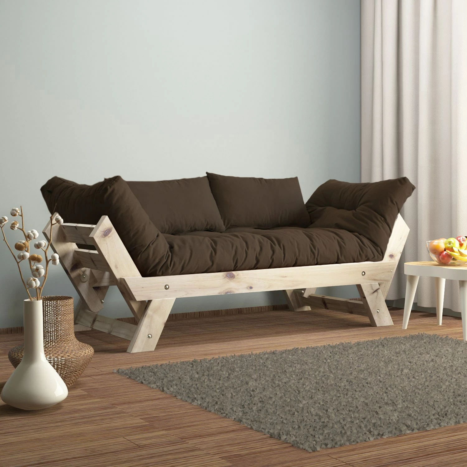 Vrtni dvosed za dva, Skye Decor CPT8123-210, naravno/rjavo