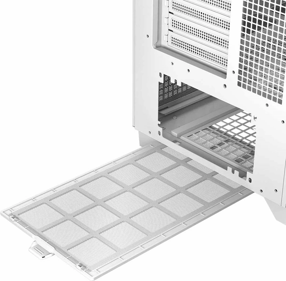 Ohišje z ARGB osvetlitvijo MODECOM VOLCANO PERUN APEX MIDI, belo