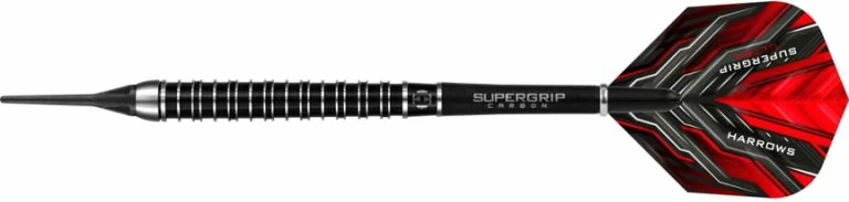 Darts puščice Harrows, črne/rdeče, za moške/ženske