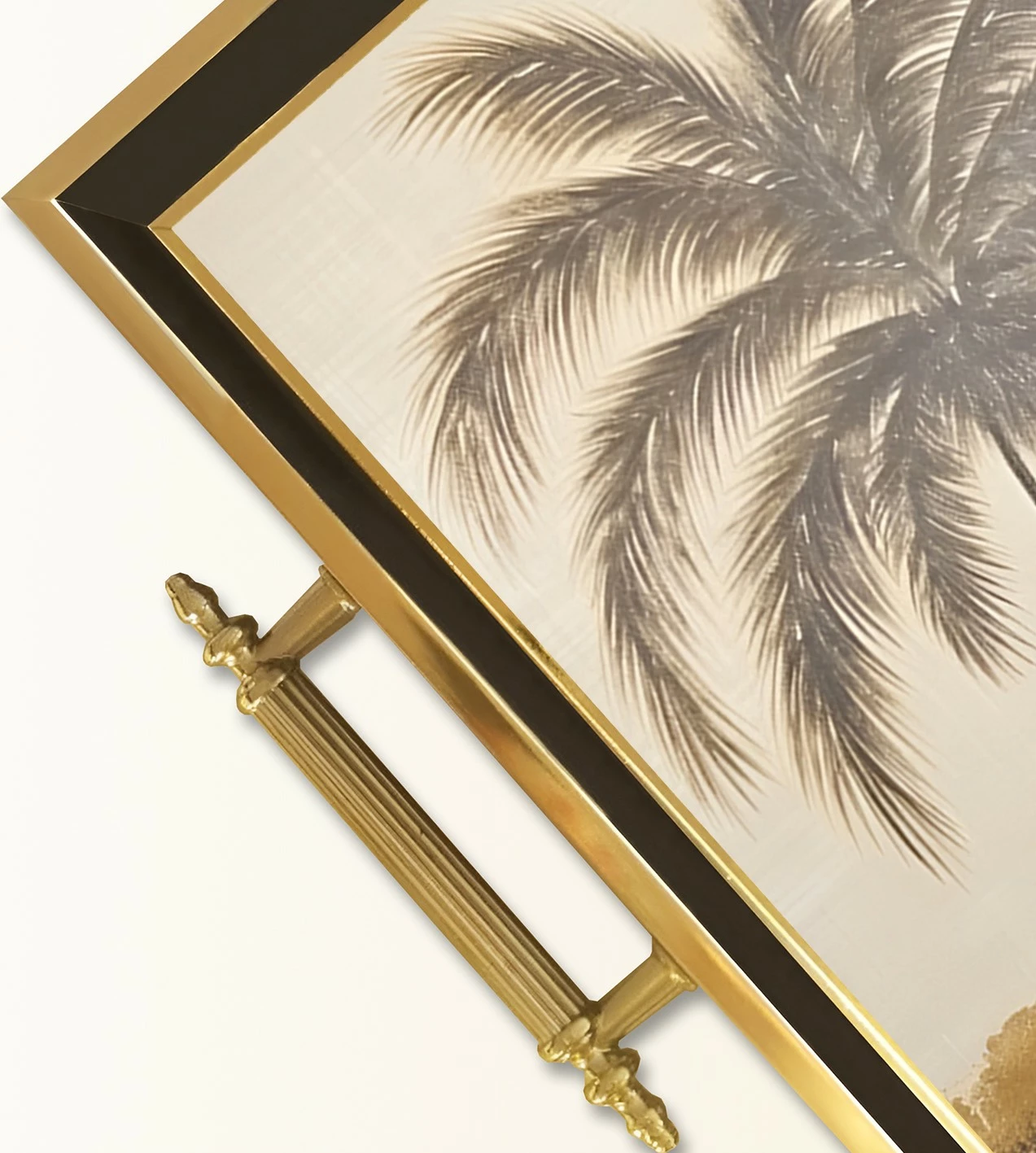 Dekorativni pladenj iz stekla, Aberto TPA9816, večbarven