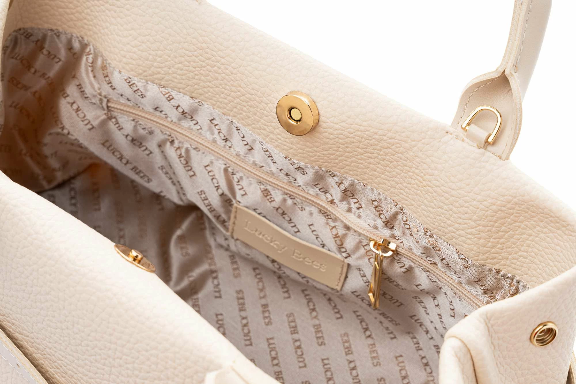 Torba čez ramo Grace Mini, Lucky Bees, kremna