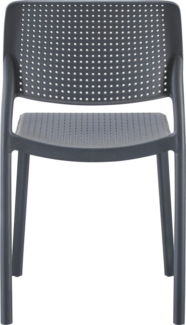 Stol za zunanjo uporabo COMFEE FH6101.03 iz polipropilena v sivi barvi 41x57x82H cm