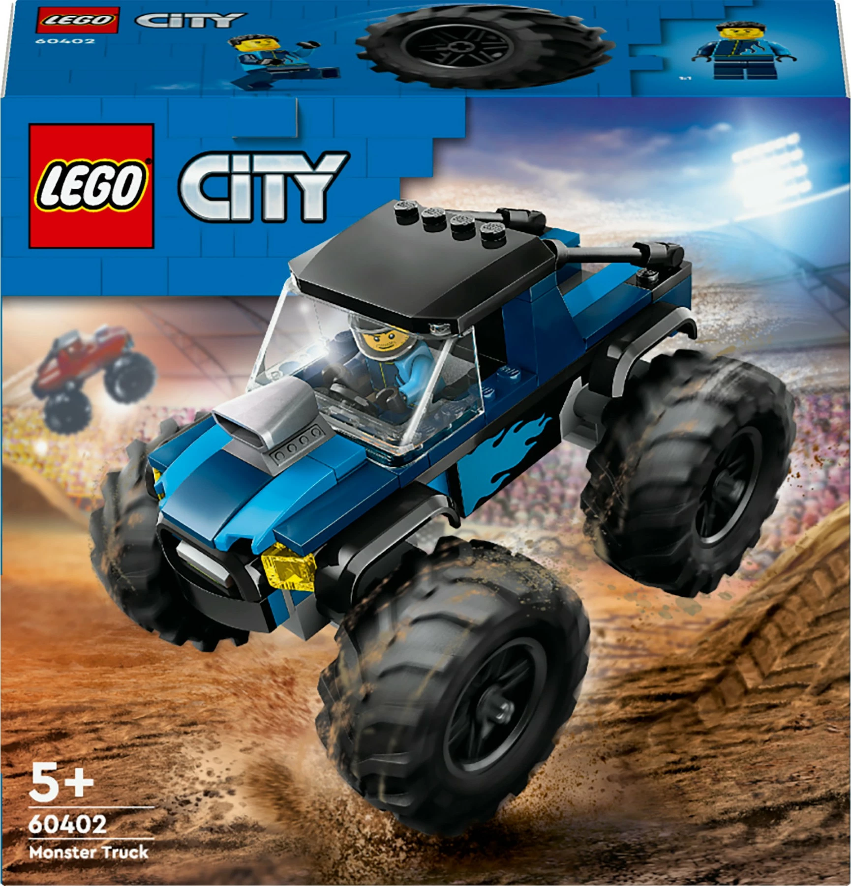Set za sestavljanje Monster Truck, LEGO City 60402, večbarven