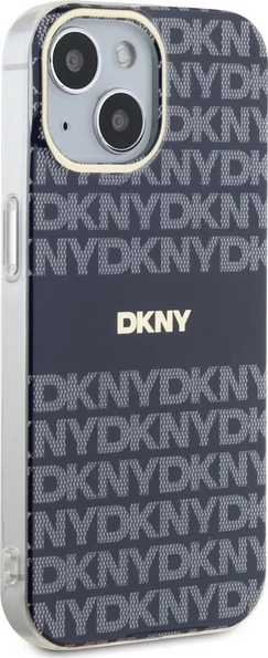 Ovitek za telefon IML Mono & Stripe MagSafe DKNY za iPhone 15/14/13, modra