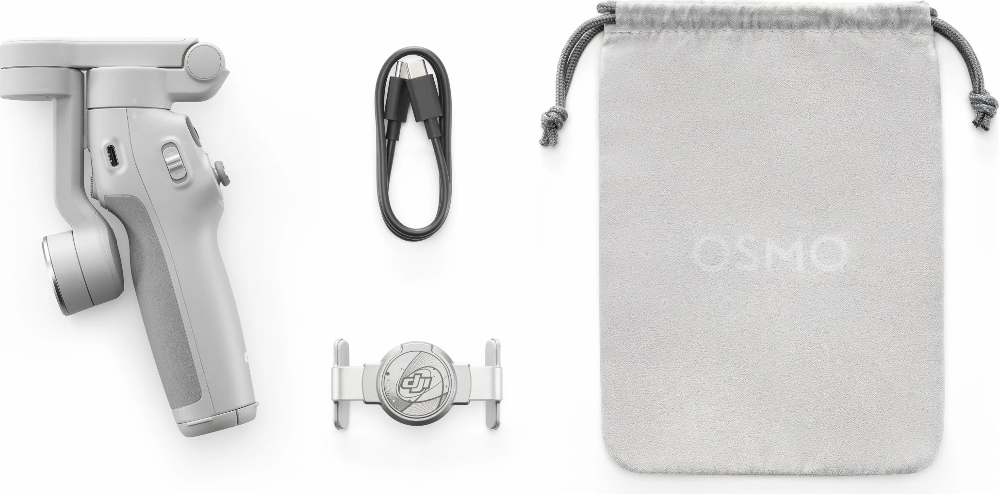 Stabilizator za telefon DJI Osmo Mobile 7, bel