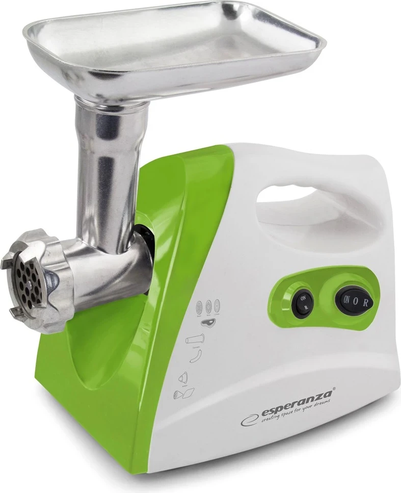 Mlinček za meso Esperanza EKM012G, 600 W, bel/zelen