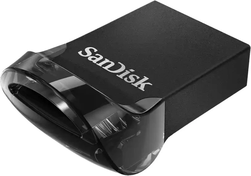 USB-pomnilnik 32 GB, SanDisk Ultra Fit, USB 3.2, 130 MB/s, črn, 3 kosi