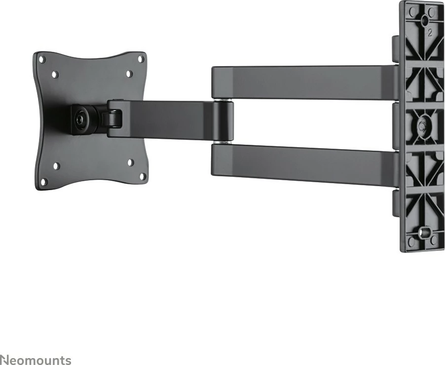 Stenski nosilec za zaslone do 27", Neomounts FPMA-W830BLACK, VESA 75x75/100x100, aluminij, črn