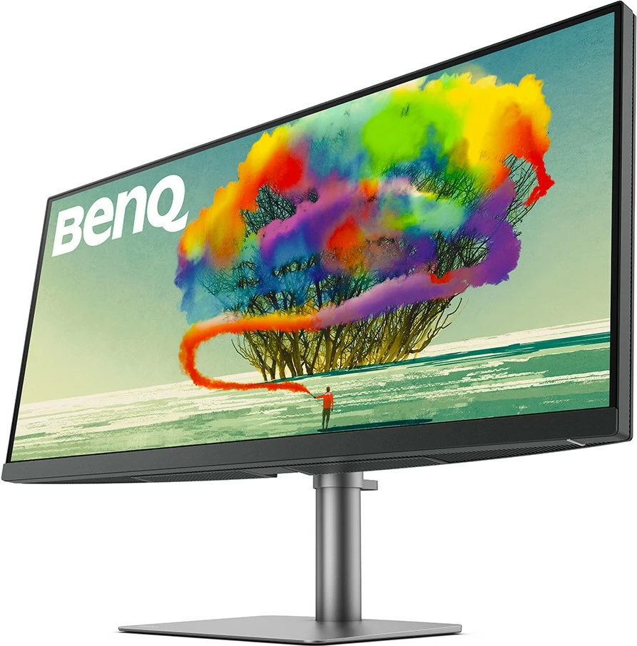 Ultrawide monitor 34" UWQHD, 21:9 BenQ PD3420Q, LED, 2x HDMI, DP, USB hub, zvočniki, siva