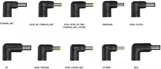 Universalni polnilnik za prenosnik iBox, 90 W, črn