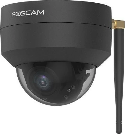 Dome varnostna kamera Foscam D4Z, PTZ, 4X optični zoom, 2.4/5GHz Wi-Fi, črna