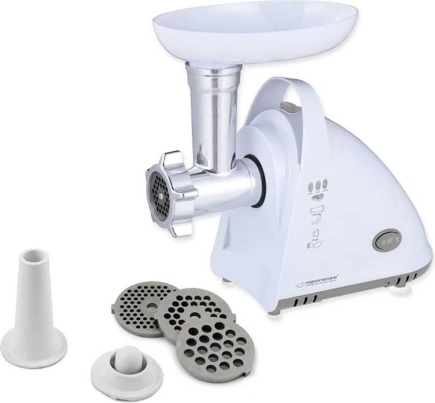 Električni mlinček za meso Esperanza EKM031, 2000 W, bel