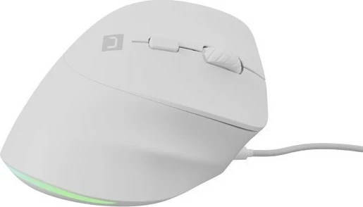 Vertikalni miš Natec Crake 2 Pro, 12800 DPI, 6 gumbov, bel