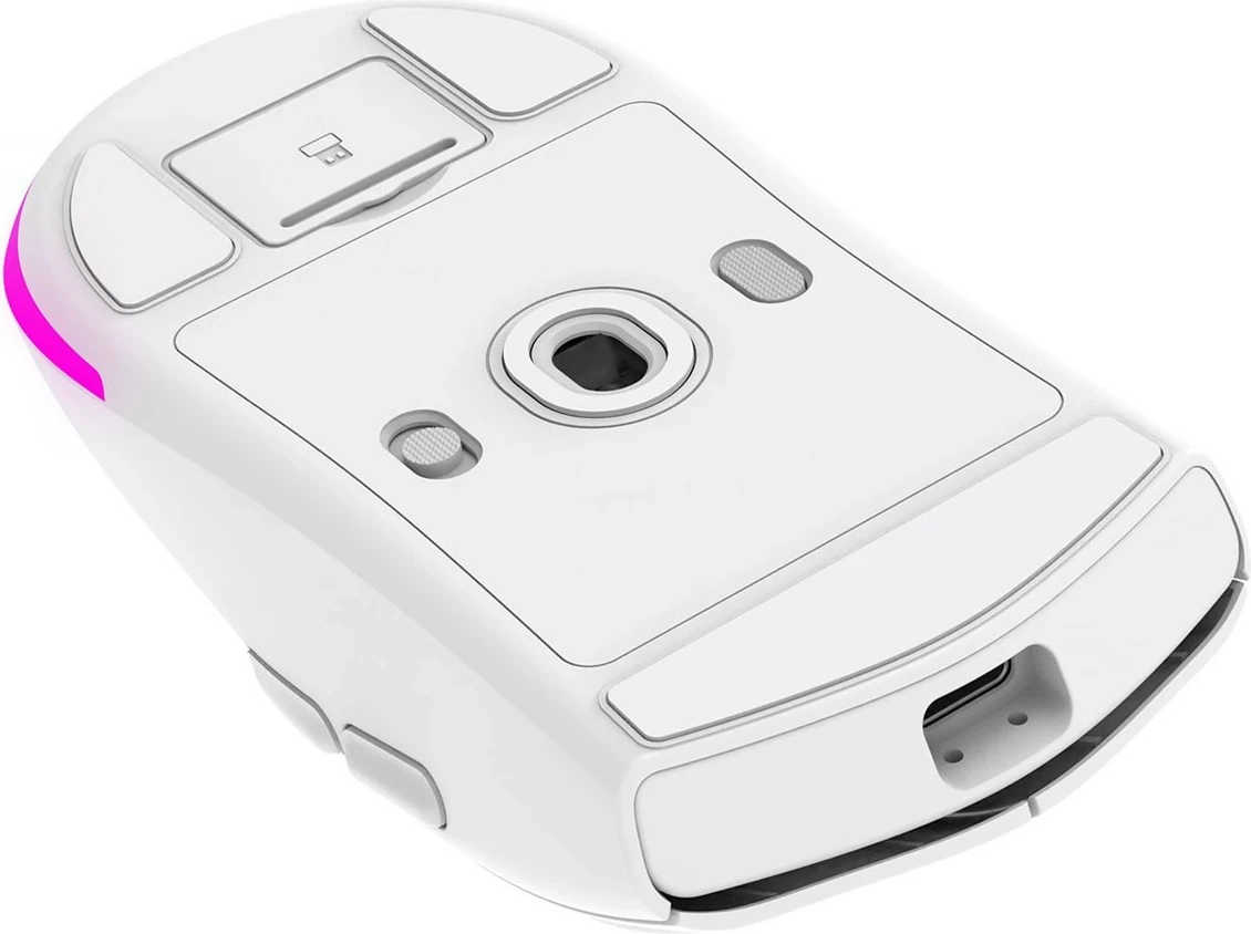 Gaming miška Rampage Prote M5 Pro 26000 DPI RGB LED, bela