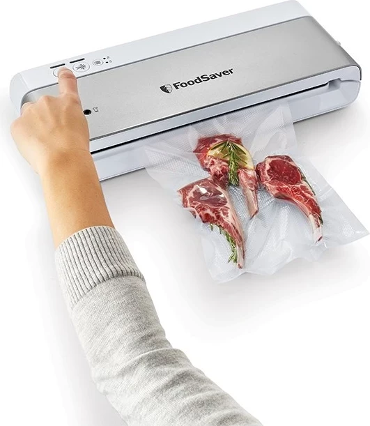 Vakumski zapiralnik FoodSaver VS0100X, srebrn, bel