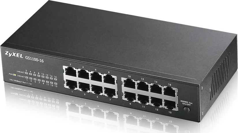 Neposlovni Gigabit Ethernet preklopnik Zyxel GS1100-16