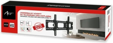 Stenski nosilec za TV, ART RAMART AR-08, 32–100", kovina, črni