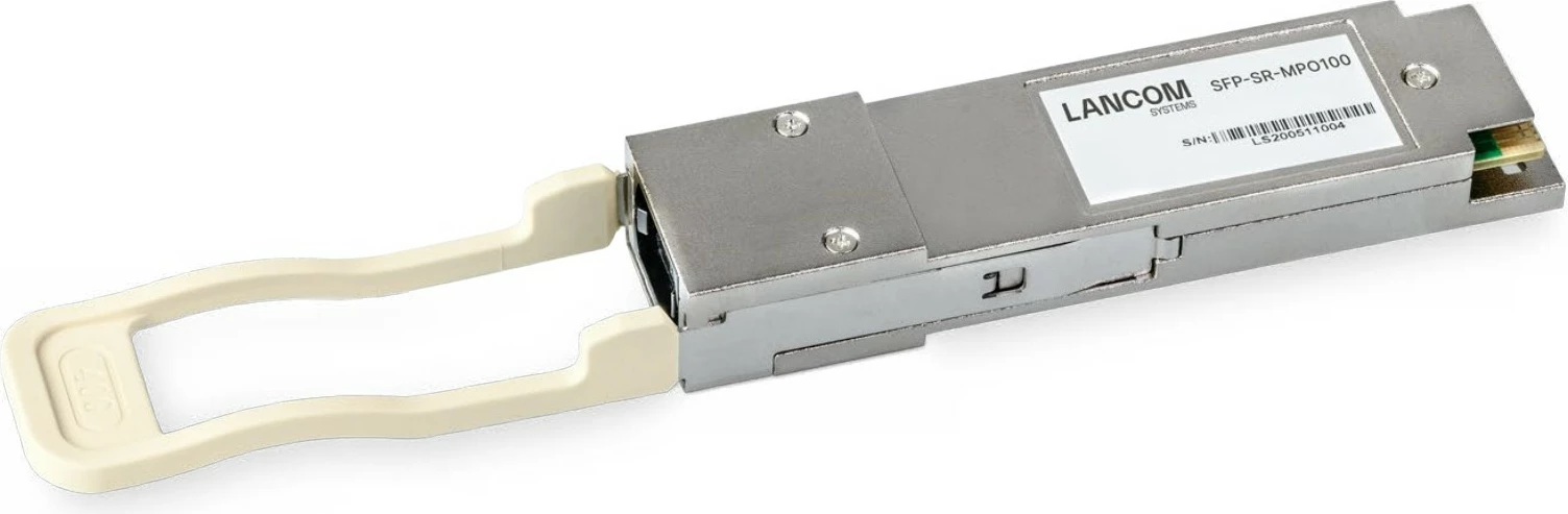 Optični fiber transceiver, LANCOM SFP-SR-MPO100, QSFP28, 100Gbps, MTP/MPO, 100 m, inox